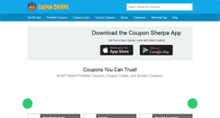 Desktop Screenshot of couponsherpa.com